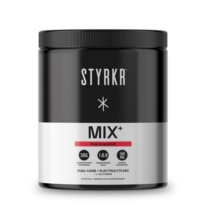 MIX+ Pink Grapefruit: Dual-Carb & Electrolyte Mix